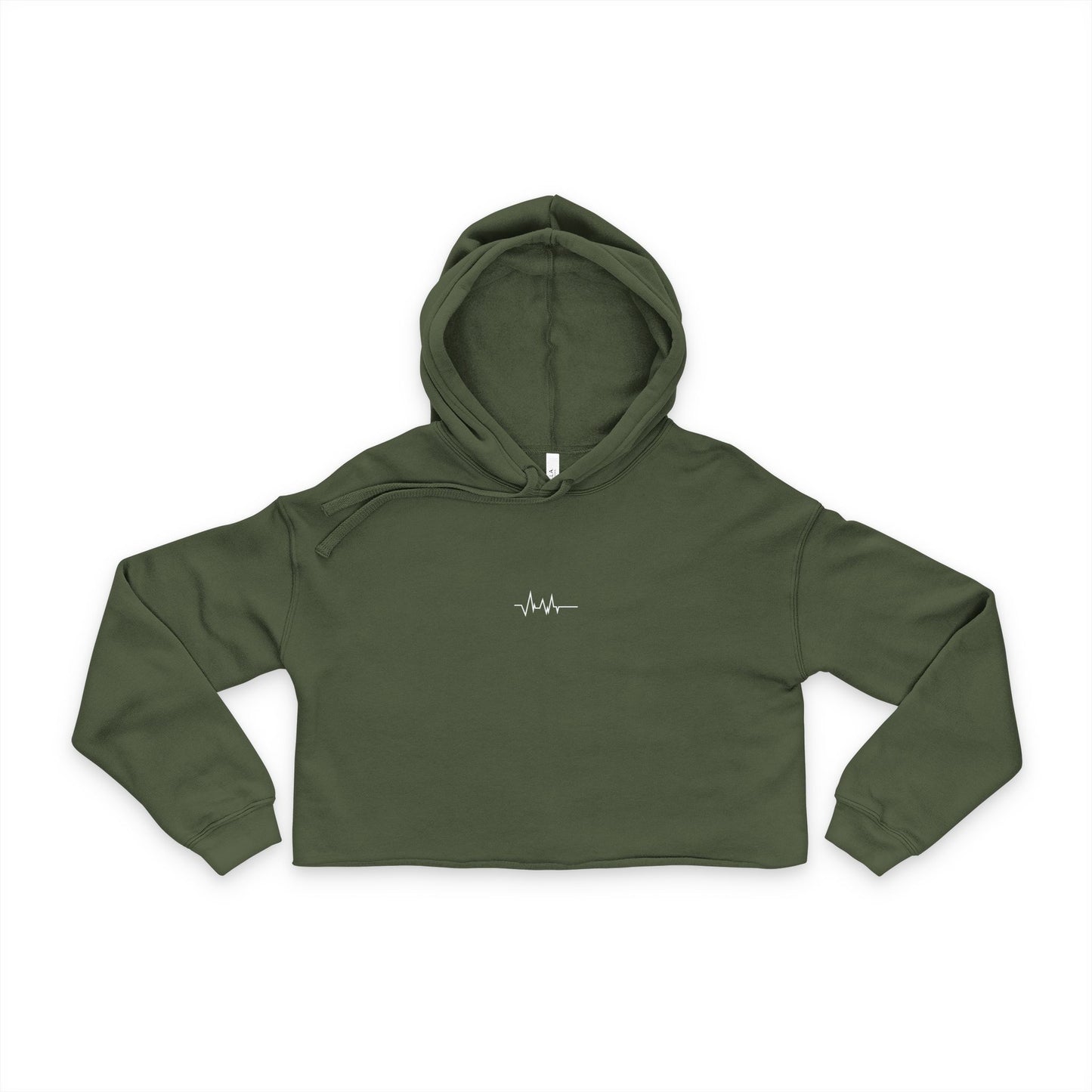 Heartbeat Cropped Sweatshirt for Women
