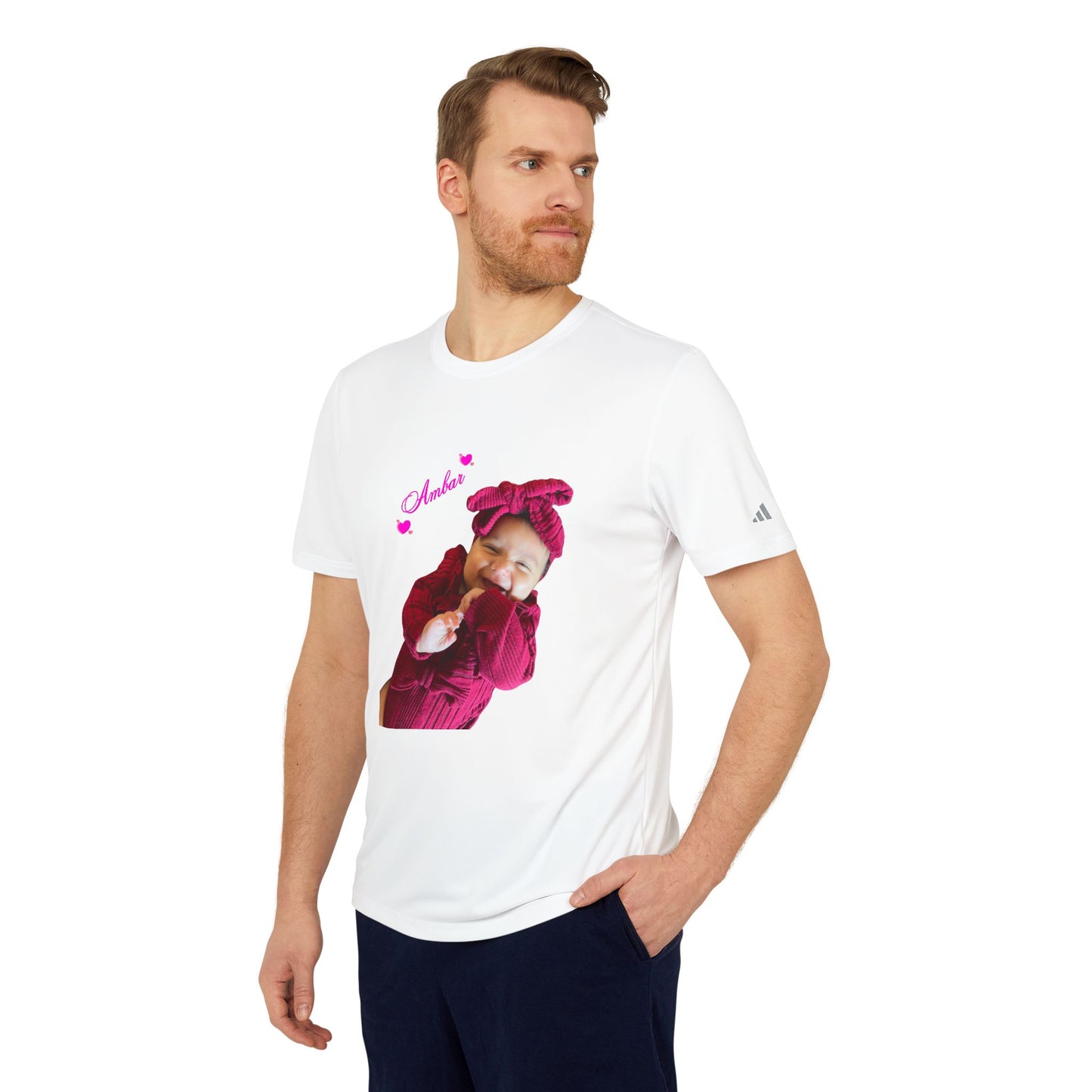 Custom Adidas unisex sports t-shirt